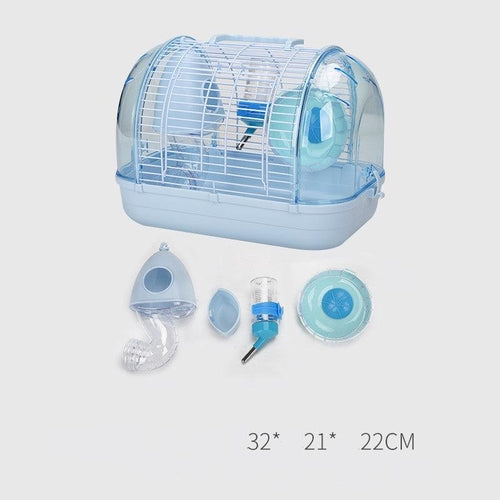 Japanese Elegance: Transparent Base Luxury Hamster Cage